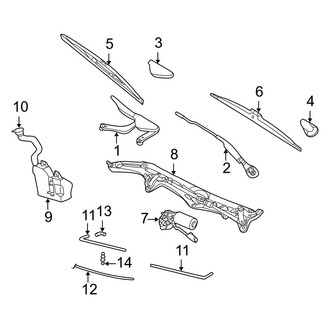 BMW OE - Windshield - Wiper & Washer Components