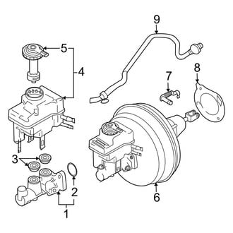 BMW OE - Cowl - Components on Dash Panel
