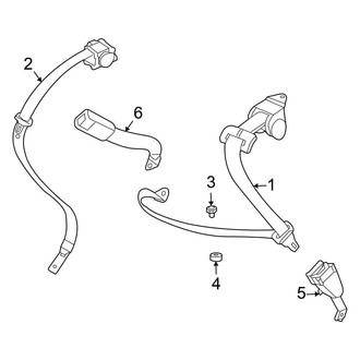 BMW OE - Restraint Systems - Rear Seat Belts (W/O Rear Side Air Bags)