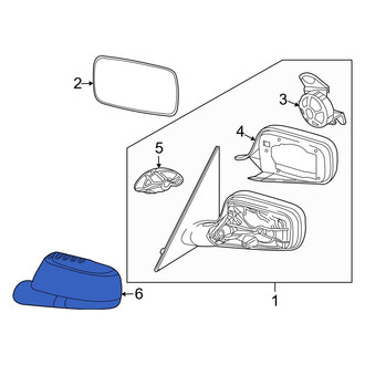BMW OE - Front Right Door Mirror Cover