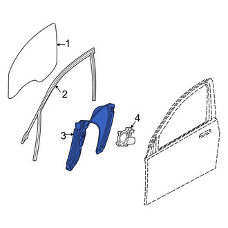 BMW OE - Front Left Window Regulator