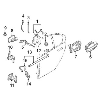 BMW OE - Rear Door - Lock & Hardware