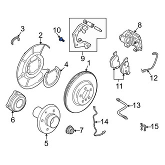 BMW OE - Front Disc Brake Caliper Bolt