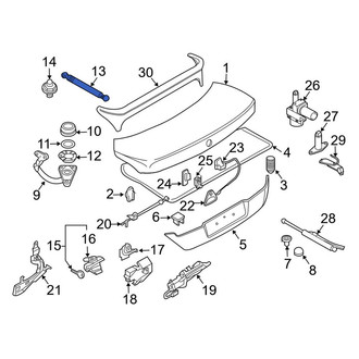 BMW OE - Left Trunk Lid Lift Support