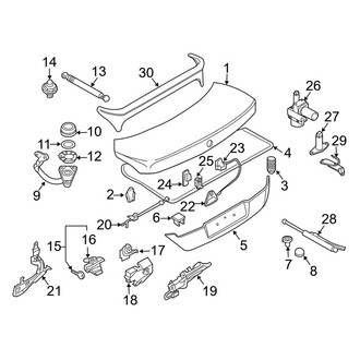 BMW OE - Trunk Lid - Lid & Components