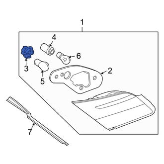 BMW OE - Lower Tail Light Socket