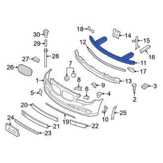BMW OE - Front Bumper Impact Bar