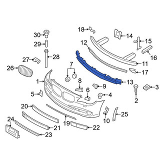 BMW OE - Front Bumper Impact Absorber
