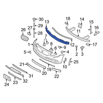 BMW OE - Front Bumper Impact Absorber