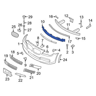 BMW OE - Front Bumper Impact Absorber