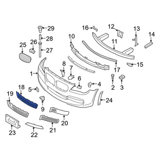 BMW OE - Front Lower Center Grille