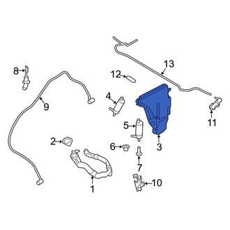 BMW OE - Front Washer Fluid Reservoir