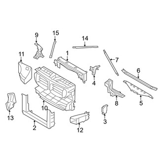 BMW OE - Radiator Support