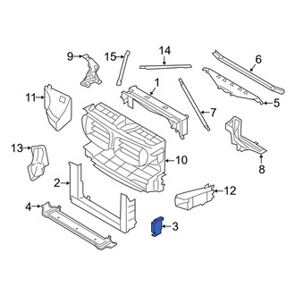 BMW OE - Left Radiator Support Bracket