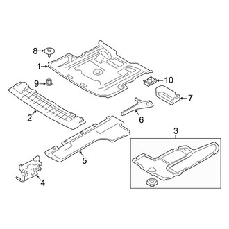 BMW OE - Radiator Support - Splash Shields
