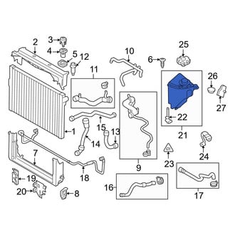 BMW OE - Engine Coolant Reservoir