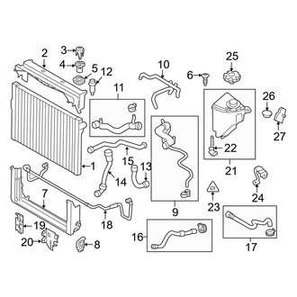 BMW OE - Cooling - Radiator & Components (Main)