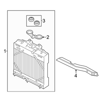BMW OE - Cooling - Radiator & Components (Auxiliary), (Base)