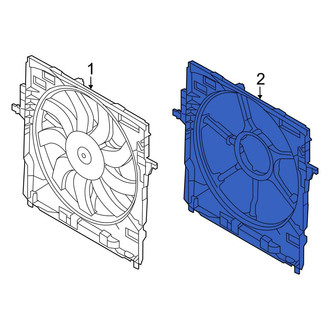 BMW OE - Engine Cooling Fan Shroud