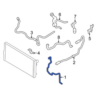 BMW OE - Upper Radiator Coolant Hose