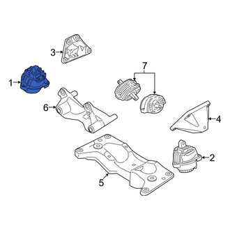 BMW OE - Front Right Engine Mount