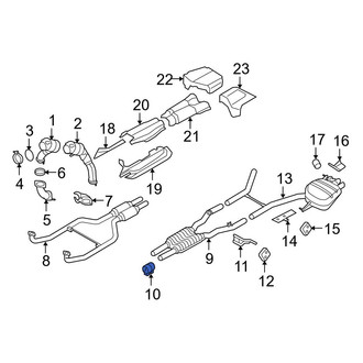 BMW OE - Center Exhaust Muffler Clamp