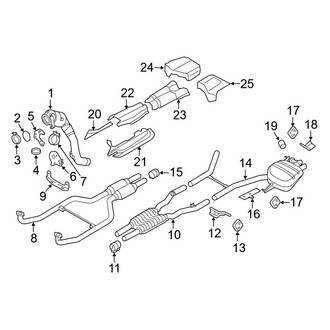 BMW OE - Exhaust System - Exhaust Components