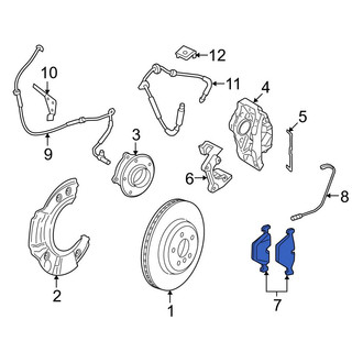 BMW OE - Front Disc Brake Pad Set