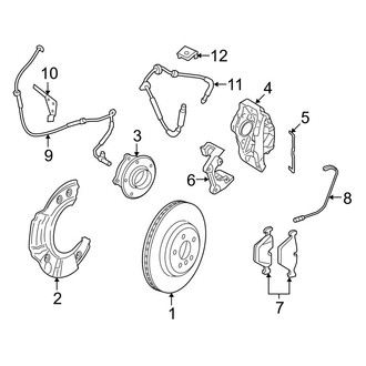 BMW OE - Front Suspension - Brake Components (Base)