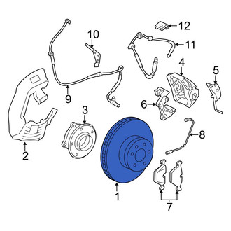 BMW OE - Front Right Disc Brake Rotor