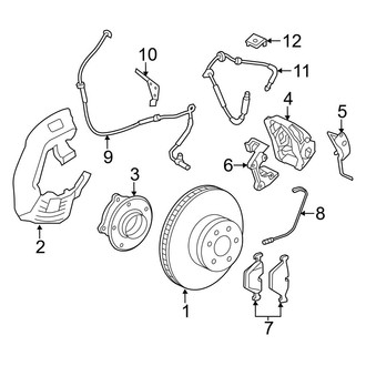 BMW OE - Front Suspension - Brake Components (Base)