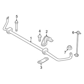 BMW OE - Front Suspension - Stabilizer Bar & Components (W/O Dynamic Drive), (Base)