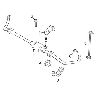 BMW OE - Front Suspension - Stabilizer Bar & Components (With Dynamic Drive), (Base)