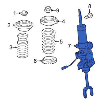 BMW OE - Rear Left Suspension Shock Absorber