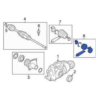 BMW OE - Front Outer CV Joint Boot Kit