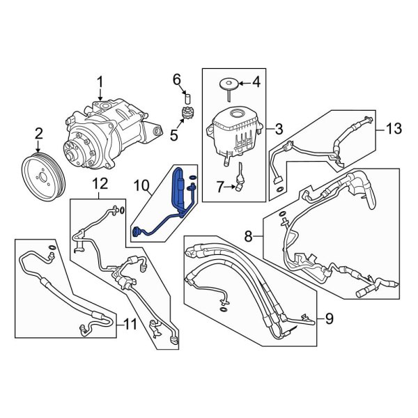 Power Steering Pressure Hose