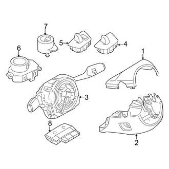 BMW OE - Steering Column - Shroud, Switches & Levers