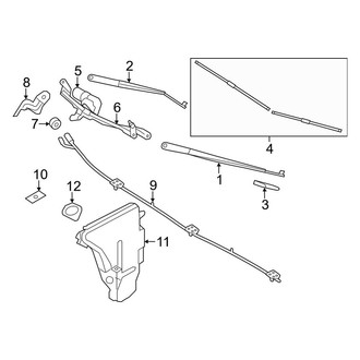 BMW OE - Windshield - Wiper & Washer Components (Base)
