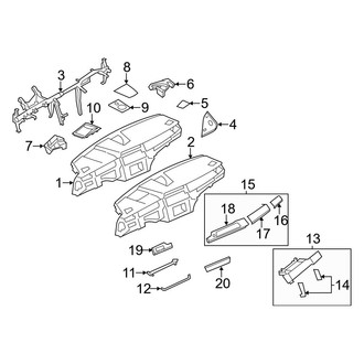 BMW OE - Instrument Panel Components (Upper)