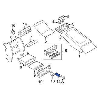 BMW OE - Center 12 Volt Accessory Power Outlet