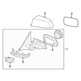 BMW OE - Front Door - Outside Mirrors (To 3/10)