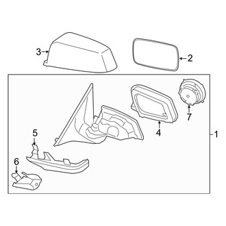 BMW OE - Front Door - Outside Mirrors (From 3/10)