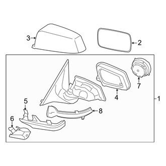 BMW OE - Front Door - Outside Mirrors