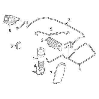 BMW OE - Rear Suspension - Ride Control Components (With Auto Leveling System)