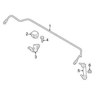 BMW OE - Rear Suspension - Stabilizer Bar & Components (W/O Dynamic Drive), (Base)