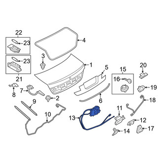 BMW OE - Rear Deck Lid Release Solenoid