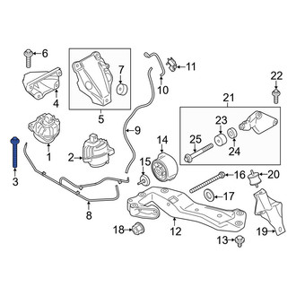 BMW OE - Engine Mount Bolt