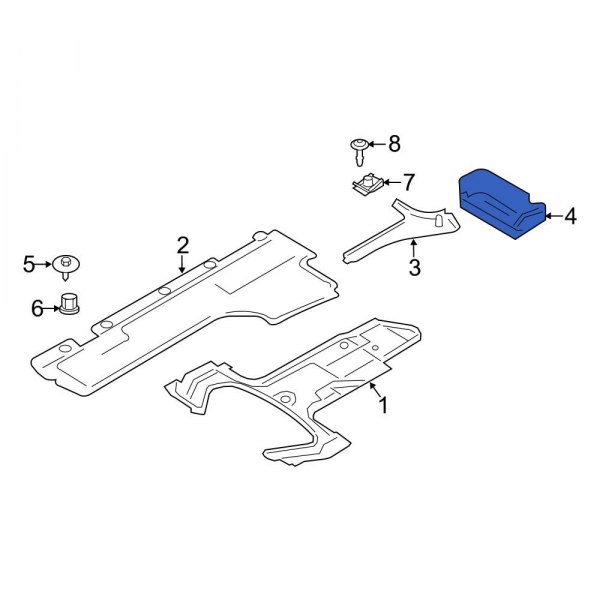 Floor Pan Splash Shield