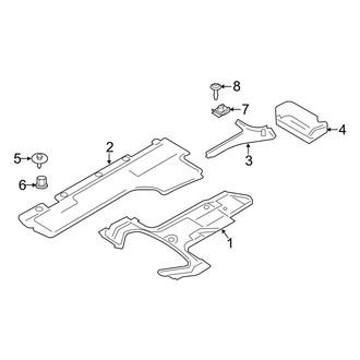 BMW OE - Radiator Support - Splash Shields