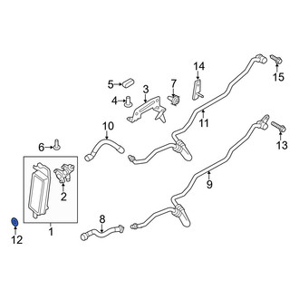 BMW OE - Automatic Transmission Oil Cooler Hose O-Ring